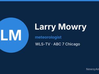 Larry Mowry, meteorologist, WLS-TV