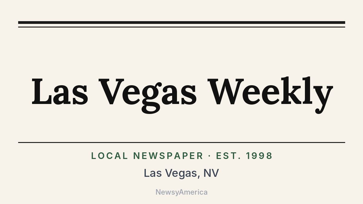 Las Vegas Weekly – Nevada
