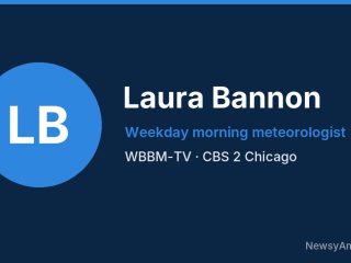 Laura Bannon, Weekday morning meteorologist, WBBM-TV