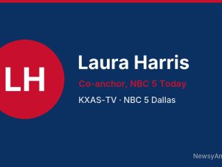 Laura Harris, Co-anchor, NBC 5 Today, KXAS-TV