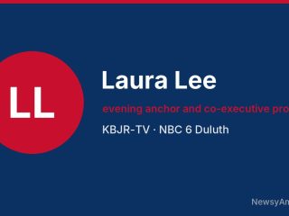 Laura Lee, evening anchor and co-executive producer, KBJR-TV