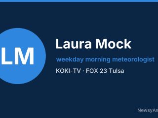 Laura Mock, weekday morning meteorologist, KOKI-TV