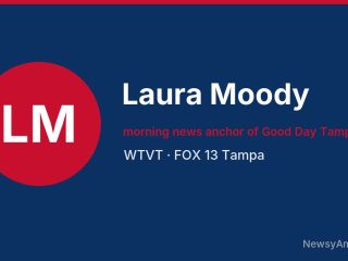 Laura Moody, morning news anchor of Good Day Tampa Bay, WTVT