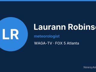 Laurann Robinson, meteorologist, WAGA-TV