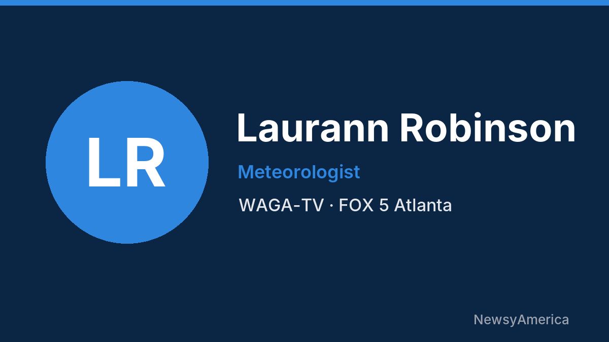 Laurann Robinson – WAGA-TV, Atlanta