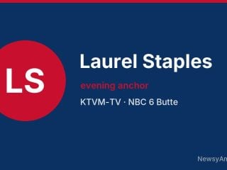 Laurel Staples, evening anchor, KTVM-TV