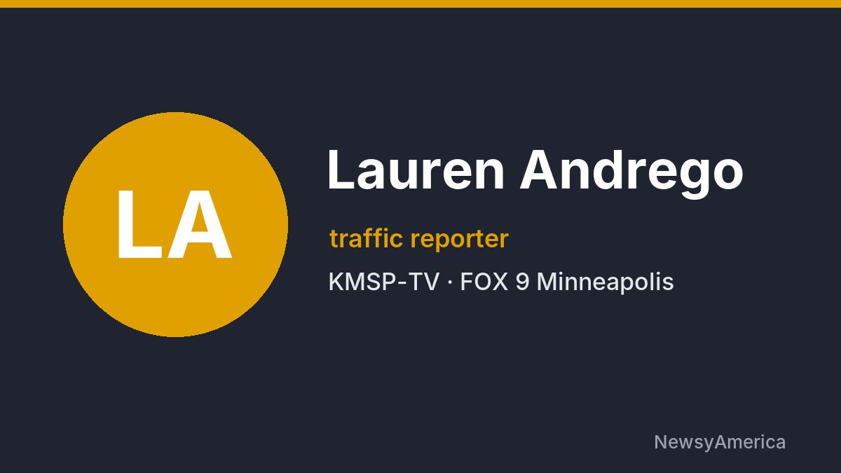 Lauren Andrego – KMSP-TV, Minneapolis