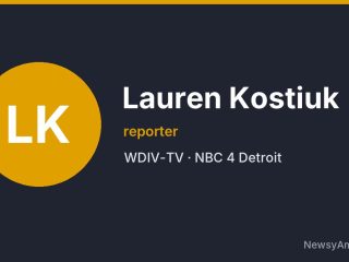 Lauren Kostiuk, reporter, WDIV-TV
