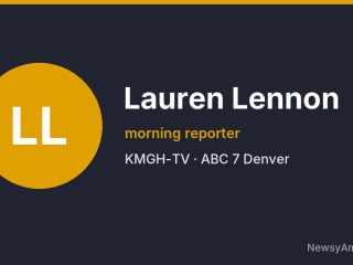 Lauren Lennon, morning reporter, KMGH-TV