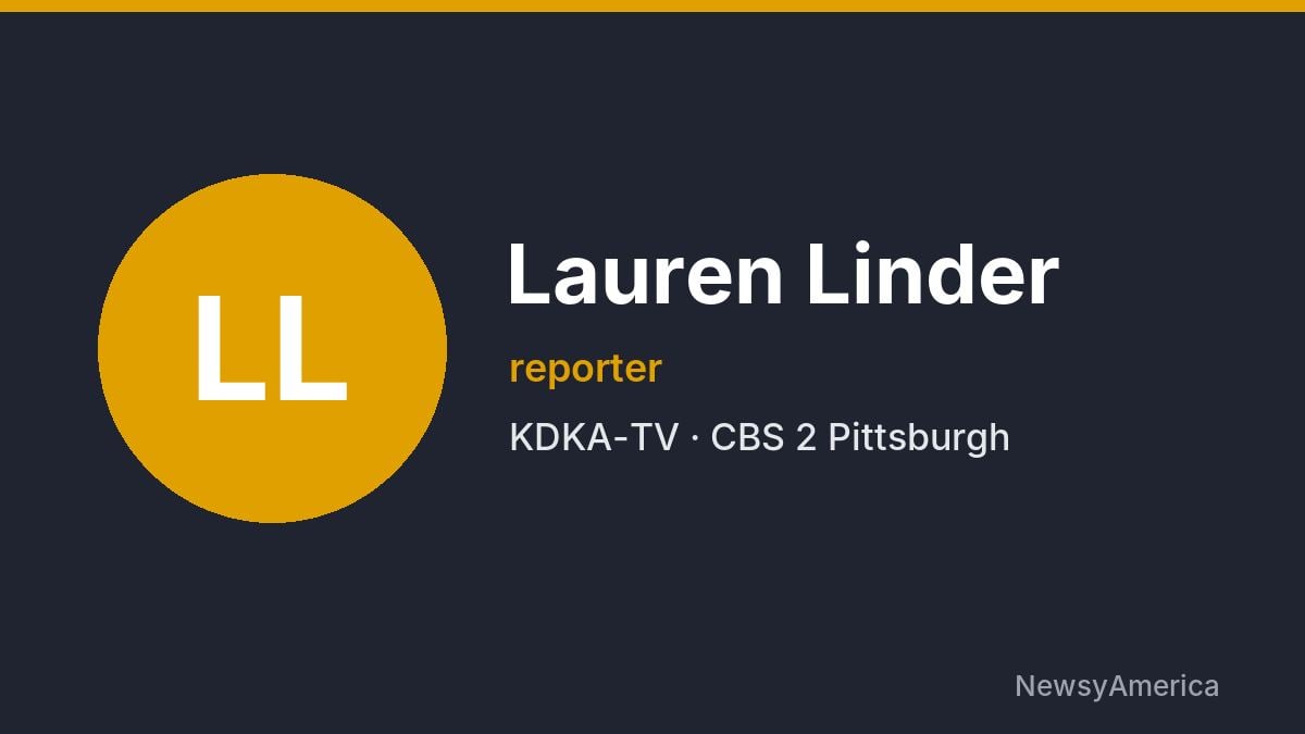 Lauren Linder – KDKA-TV, Pittsburgh