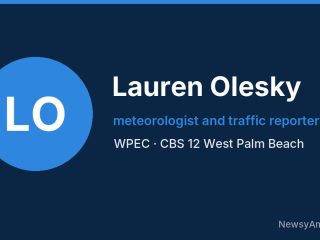 Lauren Olesky, meteorologist and traffic reporter, WPEC