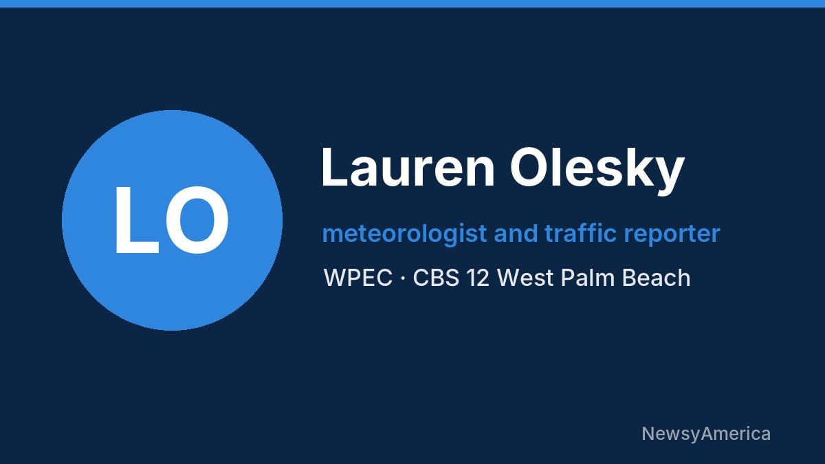 Lauren Olesky – WPEC, West Palm Beach
