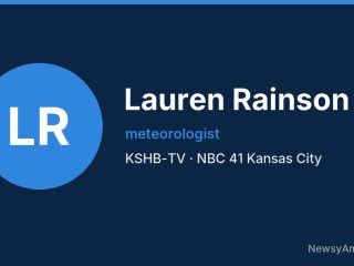 Lauren Rainson, meteorologist, KSHB-TV