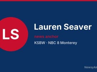 Lauren Seaver, news anchor, KSBW