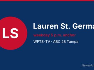Lauren St. Germain, weekday 5 p.m. anchor, WFTS-TV