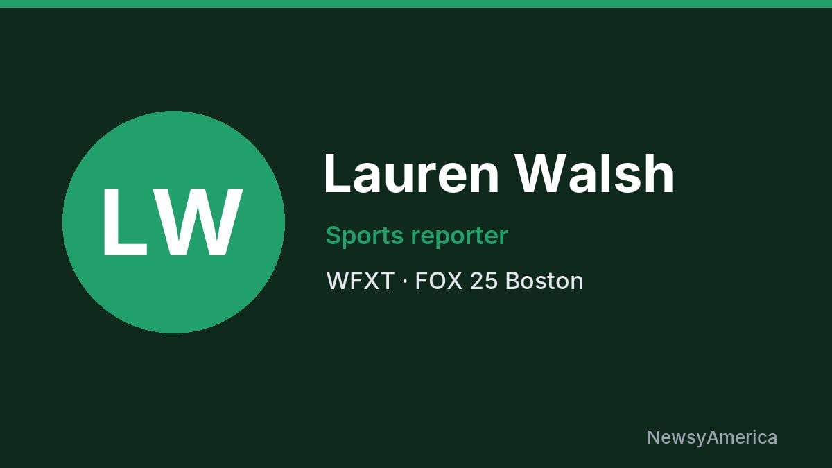 Lauren Walsh – WFXT, Boston