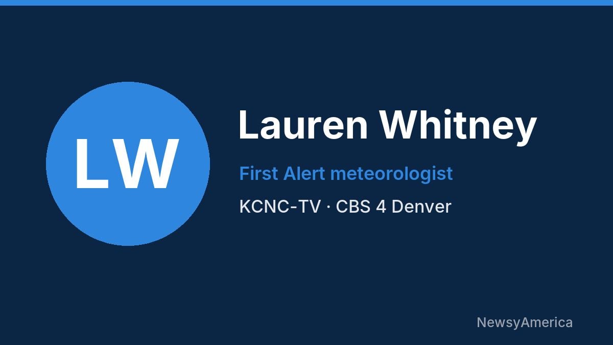 Lauren Whitney – KCNC-TV, Denver