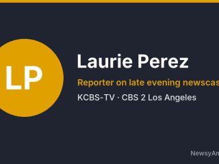 Laurie Perez, Reporter on late evening newscasts, KCBS-TV