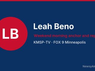Leah Beno, Weekend morning anchor and reporter, KMSP-TV