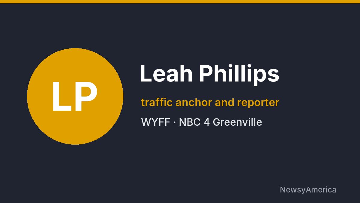 Leah Phillips – WYFF, Greenville