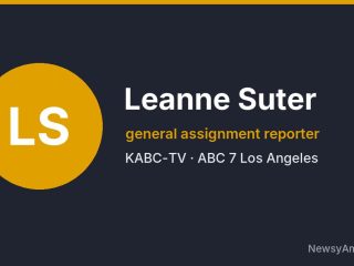 Leanne Suter, general assignment reporter, KABC-TV