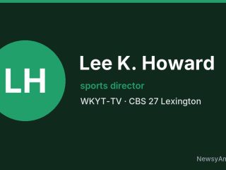 Lee K. Howard, sports director, WKYT-TV