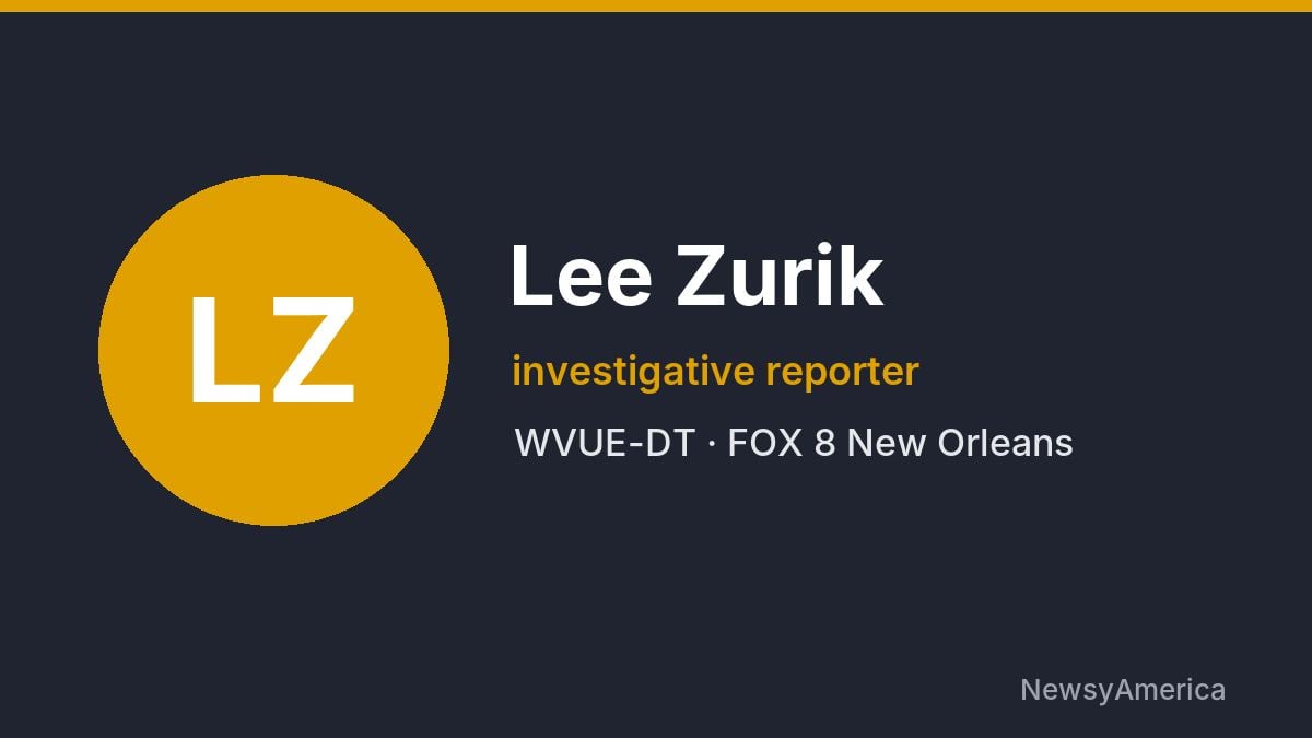 Lee Zurik – WVUE-DT, New Orleans