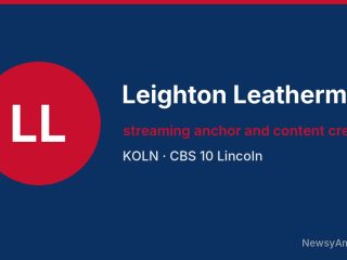 Leighton Leatherman, streaming anchor and content creator, KOLN