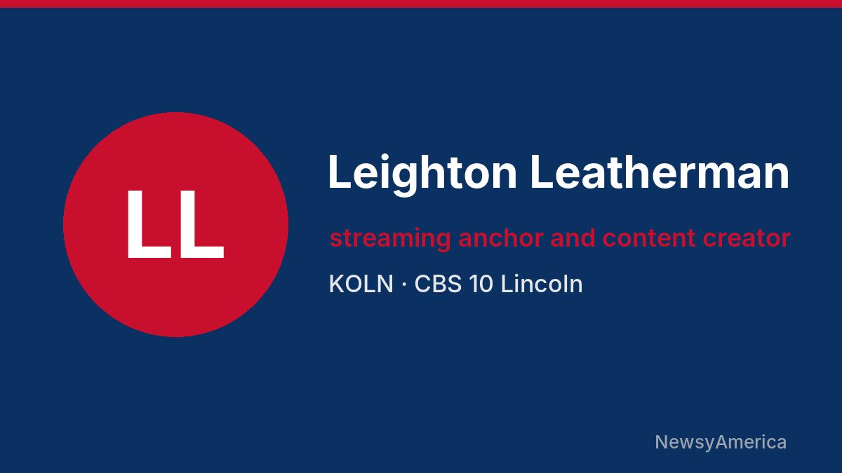 Leighton Leatherman – KOLN, Lincoln