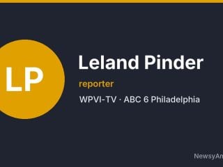 Leland Pinder, reporter, WPVI-TV