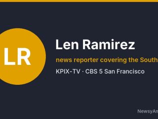Len Ramirez, news reporter covering the South Bay, KPIX-TV