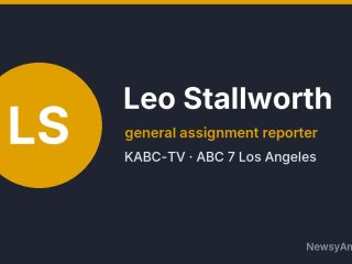 Leo Stallworth, general assignment reporter, KABC-TV