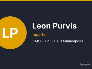 Leon Purvis, reporter, KMSP-TV