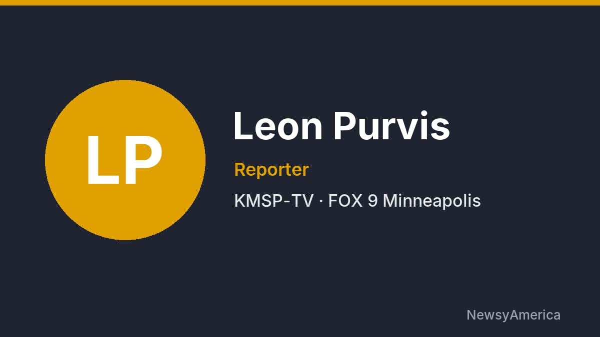 Leon Purvis – KMSP-TV, Minneapolis