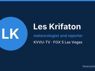 Les Krifaton, meteorologist and reporter, KVVU-TV