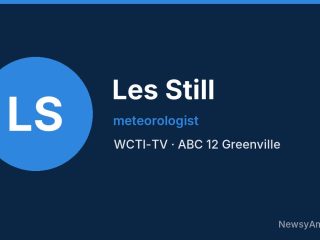 Les Still, meteorologist, WCTI-TV