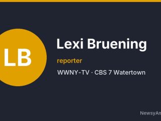 Lexi Bruening, reporter, WWNY-TV
