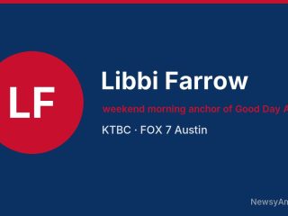 Libbi Farrow, weekend morning anchor of Good Day Austin, KTBC
