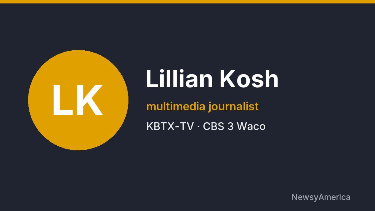 Lillian Kosh – KBTX-TV, Waco