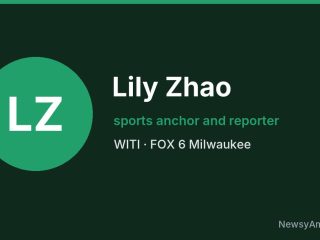 Lily Zhao, sports anchor and reporter, WITI