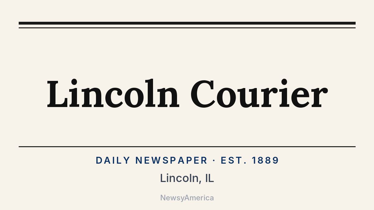 Lincoln Courier – Illinois