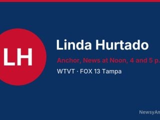 Linda Hurtado, Anchor, News at Noon, 4 and 5 p.m., WTVT