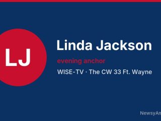 Linda Jackson, evening anchor, WISE-TV