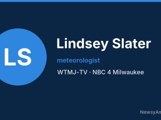 Lindsey Slater, meteorologist, WTMJ-TV