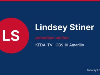Lindsey Stiner, primetime anchor, KFDA-TV