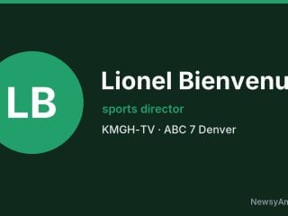 Lionel Bienvenu, sports director, KMGH-TV