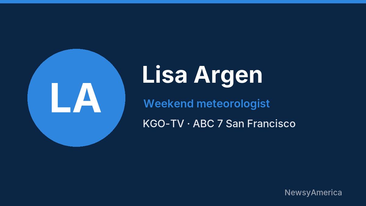 Lisa Argen – KGO-TV, San Francisco