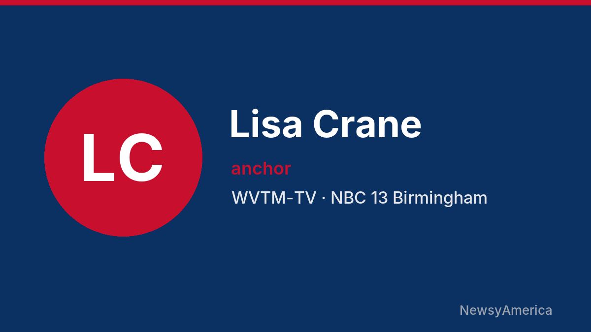 Lisa Crane – WVTM-TV, Birmingham