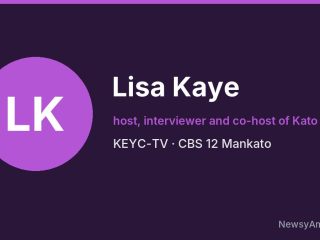 Lisa Kaye, host, interviewer and co-host of Kato Living, KEYC-TV