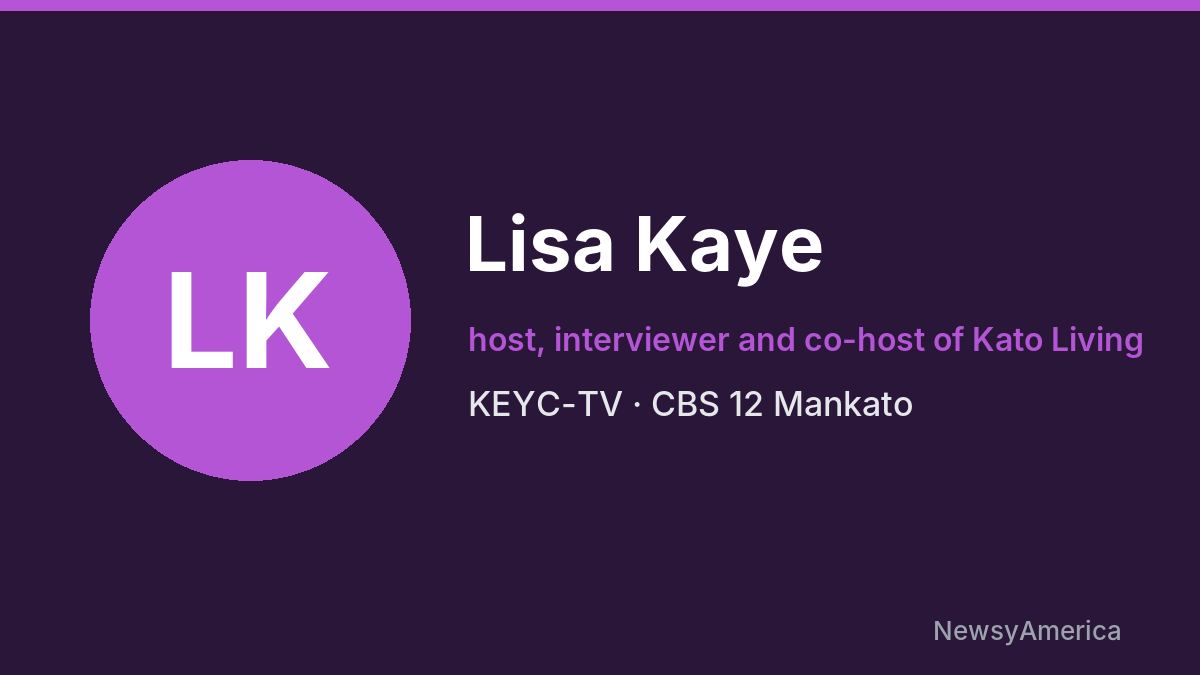Lisa Kaye – KEYC-TV, Mankato